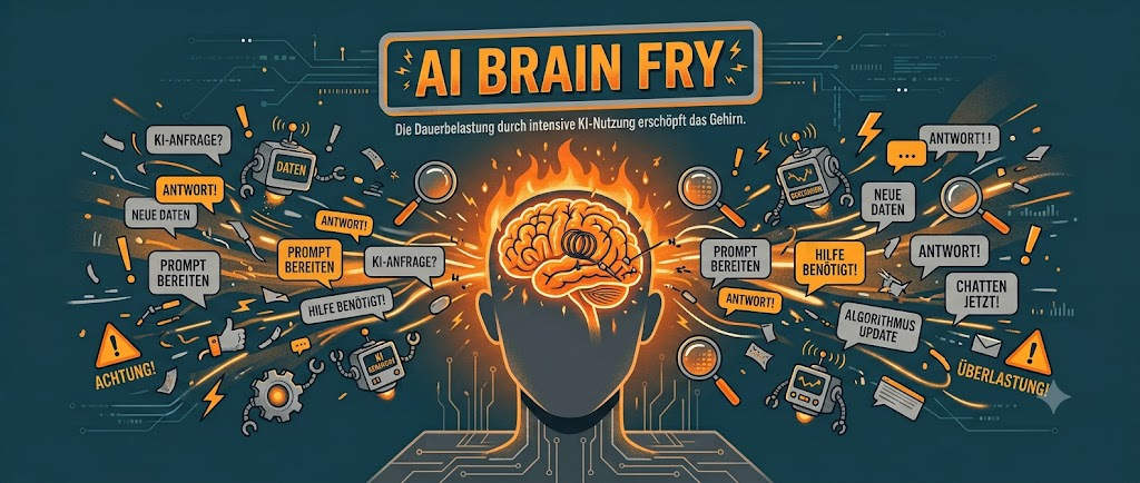 AI Brain Fry: Warum KI Entwickler schneller macht und schneller erschöpft