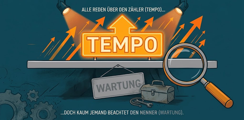 Wartungskosten durch KI: Warum mehr Features auf Dauer langsamer machen