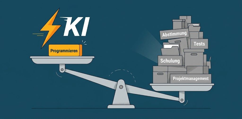 Werden Softwareprojekte durch KI günstiger? Warum die Ersparnis kleiner ausfällt als erwartet